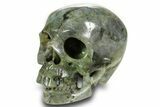 Realistic, Shimmering Labradorite Skull - Madagascar #378607-2